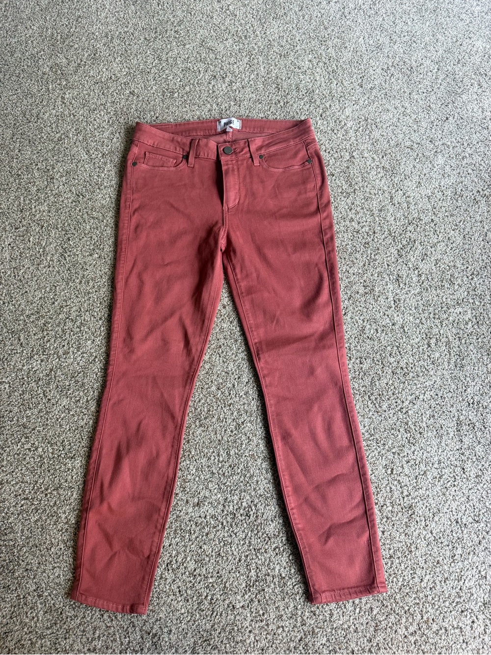 PAIGE Slim Skinny Jeans in Dusty Rose
